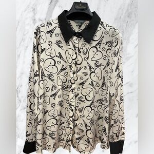 Catherine Maladrino Designed Buttoned Blouse
